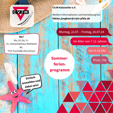 Sommerferienprogramm Katzweiler 2024